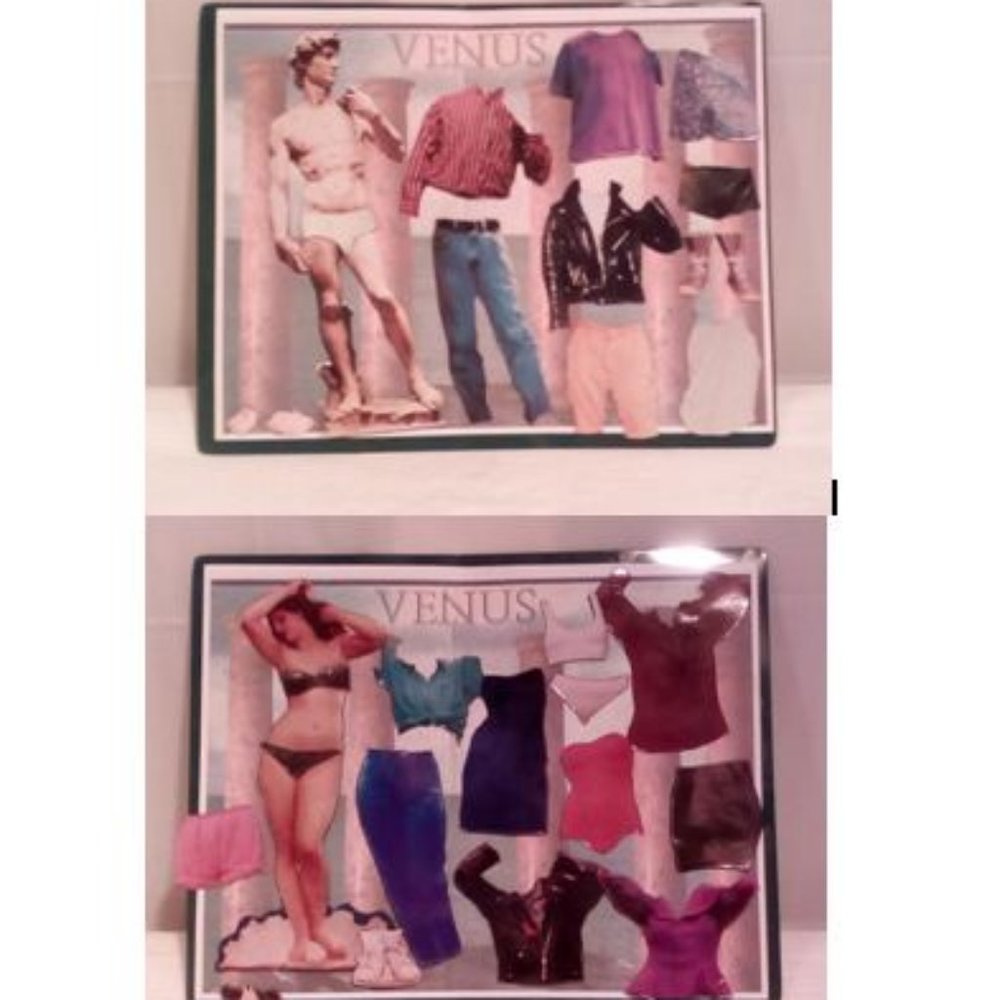 Dress Me Up David and Venus Magnet Set